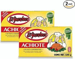 „El Yucateco“ – prieskoniais pagardinti „Achiote“ kubeliai mėsai, vištienai ir „Cochinita Pibil“ 100 g x 2 vnt. – akcinis rinkinys