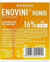 „Enovini“ medaus vyno mielės, 10 g – specialus mielių mišinys midui ir medaus vynui – didelis alkoholio tolerancijos lygis (iki 16 %) – skirta 10–25 l – medaus mielės midui, medaus vynams, „Metheast“, „Metwein“