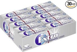 „Extra“ kramtomoji guma, „Professional White“, be cukraus, 30 pakuočių (30 x 10 dražė), 300 vienetų (30 vnt. pakuotė)