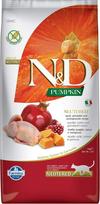 „Farmina N&D Pumpkin“ kastruotoms putpelėms, su moliūgais ir granatomis – 5 kg