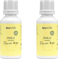 „Flavour Drops“ 30 ml – 2 vnt. vanilės skonio – maisto aromatizatoriai – be cukraus ir mažai kalorijų