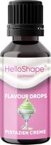 „Flavour Drops“, be cukraus, 30 ml, pistacijų kremas, be kalorijų saldiklio lašai su dozavimo pagalba, veganiški, skirti natūraliam jogurtui, košei ar varškei