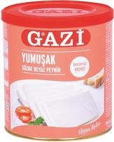 „Gazi Yumusak“ piemenų sūris, 12 x 500 g indelių, kreminis minkštas sūris iš karvės pieno, karvės sūris „Süzme Beyaz Peynir“ su 55 % riebalų masės, ypač švelnus ir kreminis, skirtas salotoms, kaip įdaras
