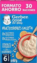„Gerber“ košės ir sausainiai, be pridėto cukraus, nuo 6 mėnesių, 510 g