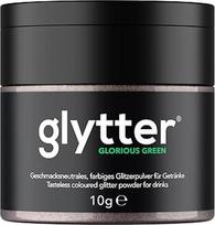 „Glytter“ blizgučių milteliai gėrimams (žali) – valgomieji blizgučiai, skirti gėrimams ir skysčiams, pvz., likeriams, putojantiems gėrimams, kokteiliams – geriamieji ir beskoniai blizgučių milteliai – blizgučių milteliai, blizgučių dulkės