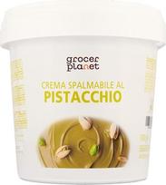„Grocer Planet“ saldus pistacijų kremas (1 kg) su 45 % Sicilijos pistacijų | Italijos gurmaniška virtuvė | Tinka pusryčiams ir desertams