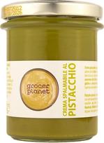 „Grocer Planet“ saldus pistacijų kremas (200 g) su 45 % Sicilijos pistacijų | Italijos gurmanų virtuvė | Tinka pusryčiams ir desertams