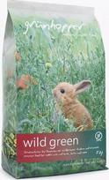 „grünhopper wild Green“ 5 kg triušių pašaras, be grūdų, su laukinėmis žolėmis, žieve ir šaknimis