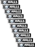 „Halls“ ypač stiprūs mentolio ir eukalipto saldainiai | Gaivinantys saldainiai | 10 pakelių (320 g) | Saldainiai nuo kosulio