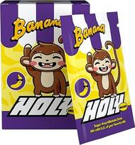 „HOLY“ pieno kokteilio milteliai „Bananas“ – degustacinė dėžutė su 10 porcijomis bananų pieno kokteilio – be cukraus, be kofeino, mažai kalorijų ir tinkami veganams – su vitaminais B, C ir D bei 100 % natūraliais aromatais