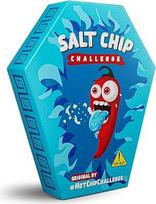 „HOT CHIP“ „Salt Chip Challenge“ – sūriausi čili tortiljų traškučiai pasaulyje! Atskirai supakuoti „Glove“ – ypač sūrus iššūkis drąsuoliams – dovana druskos mėgėjams, vakarėlio pokštas (8 g)