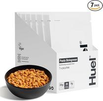 „Huel“ karštos ir pikantiškos makaronų su boloñese padažu (7 porcijos), veganiškas baltymų turintis patiekalas su 25 g baltymų, 26 vitaminais ir mineralais, paruoštas daržovių patiekalas, subalansuotas ir turtingas maistinėmis medžiagomis