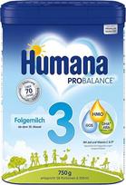 „Humana PROBALANCE“ tęstinis pieno mišinys Nr. 3, nuo 10 mėnesių, kūdikių maistas po žindymo, pirmasis maistas arba tęstinis pieno mišinys Nr. 2, idealiai tinka maitinimui, 750 g