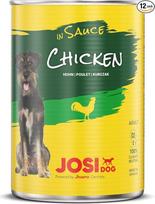„JosiDog“ vištiena padaže (12 x 415 g) – šlapias maistas su vištiena padaže, skirtas suaugusiems šunims. Šunų maistas, pagamintas „Josera“