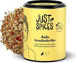 „Just Spices Asia“ daržovių sultinys I Azijos sriubų prieskoniai namams I Prieskonių indelis, 65 g