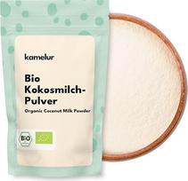 „Kamelur“ ekologiški kokosų pieno milteliai (500 g) – ekologiški kokosų pieno milteliai, pagaminti iš kontroliuojamo ekologiško auginimo produktų
