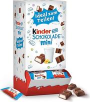 „kinder Chocolate Mini“ – ne mažiau kaip 140 atskirai supakuotų mini batonėlių, supakuotų į dovanų dėžutę, tinkamą gimtadieniui, vestuvėms, biurui ar namams – dovana – 900 g
