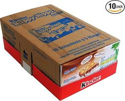 „Kinder Happy Hippo Snack Cacao“ dėžutė, 5 vnt. (10 x 100 g)