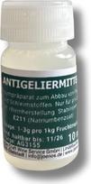 „Kitzinger Antigel“ fermentinis preparatas, skirtas pektino ir gleivių skaidymui vaisių sulčių spaudimo metu, gamintojas „Exclusiv Handel“, Achenas, 10 ml