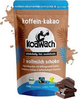 „koawach“ kakavos milteliai, pieno šokolado gėrimo milteliai, 500 g – be cukraus, ekologiški šokolado gėrimai su kofeinu iš guaranos ir eritritolio – veganiški ir „Fairtrade“ sertifikuoti – skanūs energijos suteikiantys kakavos milteliai karštiems ir šalt