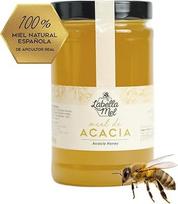 „L'Abella Mel“ – 100 % natūralus akacijų medus | Grynas bičių medus, rankomis pagamintas Rumunijos bitininkų – aukščiausios kokybės produktas – 1000 g stiklainis – be glitimo