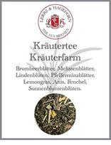 „Lerbs & Hagedorn“, žolelių arbatos ūkis | 250 g (maždaug 21 litras) gervuogių lapų, melisų lapų, liepų žiedų, pankolio sėklų, anyžių sėklų
