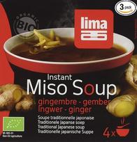 „LIMA“ greitai paruošiama miso sriuba su imbieru, 3 vnt. po 60 g