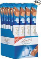 „Lindt“ šokoladas „LINDOR“ – pieno šokolado lazdelės | 24 x 40 g šokolado plytelės | Minkštas, tirpstantis Alpių pieno šokoladas | Šokoladinė dovana | Didmeninė pakuotė