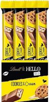 „Lindt“ šokoladiniai „Hello Sticks“ su sausainių ir grietinėlės įdaru | 24 x 39 g batonėliai | Pieno šokolado batonėliai su sausainių ir grietinėlės įdaru | Didmeninė pakuotė | Šokoladinė dovana | Šokoladiniai batonėliai