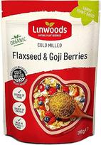 „Linwoods“ malti linų sėklos ir godži uogos, 200 g