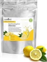 „Luxofit“ stipraus skonio vaisių mažai kalorijų turintis aromatinis milteliai, universalūs maisto gamybai, 300 g, sveika mityba, natūralūs dažikliai, pagaminta Vokietijoje (citrina)