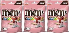 „M&M’S Cookie Dough“ 3 x 120 g (360 g) I Šokoladas I Pieninis šokoladas su sausainių tešlos įdaru, cukraus apvalkale