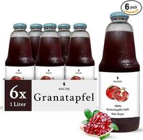 „Madame Cheri“ granatų sultys, 6 x 1 l – 100 % šviežių granatų sultys – vaisių sultys be dirbtinių aromatų ir priedų – granatų sultys su intensyviu vaisiniu skoniu