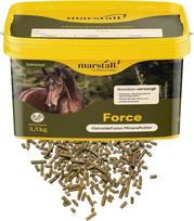 „Marstall Premium Horse Food Force“, kibiras (1 x 3,5 kg) – aukščiausios kokybės mineralinis pašaras be grūdų ir melasos