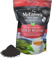 „McEntee’s“ airiška laisvų lapelių „Gold Blend“ arbata – 250 g pakartotinio užpildymo maišelis – Asamo ir Kenijos arbata