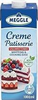 „Meggle Creme Patisserie“ 1000 ml plaktos ir virimo grietinėlės be laktozės