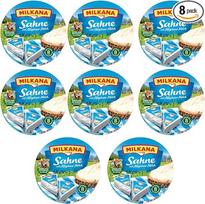 „Milkana“ lydyto sūrio kampeliai su grietinėlės sūriu (8 x 23,75 g) 190 g x 8 vnt. [Šviežumo garantija]