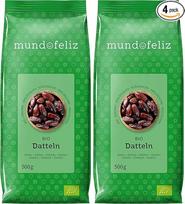 „Mundo Feliz“ ekologiškos džiovintos datulės be kauliukų, 2 x 500 g (2 vnt. pakuotė)