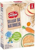 „Nestlé Cerelac“ avižų košė su obuoliais ir morkomis, 240 g – grūdų košė kūdikiams nuo 6 mėnesių – be pridėto cukraus – greitai paruošiamas kūdikių maistas