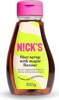 „NICKS“ skaidulinis sirupas su klevų skonio priedu, klevų sirupas, natūralus keto saldiklis, turintis daug skaidulų ir be pridėto cukraus, be glitimo, mažai angliavandenių turintis veganiškas cukraus pakaitalas (300 g)