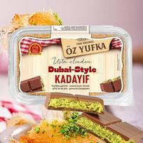 „Öz Yufka“ Dubajaus šokoladiniai tešlos siūlai, skrudinti „Kadayif“ 200 g