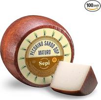 „Pecorino Sardo DOP Maturo“ 3 kg – pusiau brandintas avies sūris, pagamintas „Sepi Formaggi“ įmonėje Sardinijoje