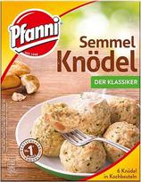 „Pfanni Semmel“ koldūnai – klasikiniai skanūs duonos koldūnai praktiškame maisto gaminimo maišelyje, 7 x 200 g