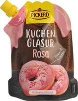 „Pickerd“ tortų glazūra, rožinė, vaisių ir aviečių skonio, su dekoratyviniu snapeliu, 125 g