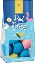 „Pool Party“ zefyrai dovanų dėžutėje, 100 g, puikiai tinka vasaros laikotarpiui, dovana artėjančiam kepsnių vakarėliui, vakarėliui prie baseino, vakarėliui sode, lengvi zefyrai, suvenyras