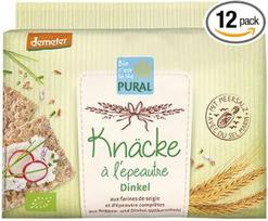 „Pural“ krekeriai, speltos duonos, 250 g (12)