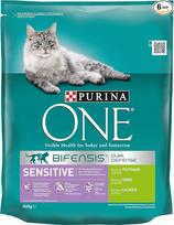 „Purina One Bifensis Sensitive“ sausas kačių maistas
