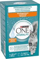 „PURINA ONE HYDRALIFE“ drėgnas kačių maistas, skirtas hidratacijai, su vištiena, 48 vnt. pakuotė (48 x 50 g)
