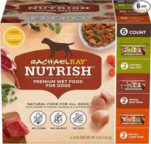 „RACHAEL RAY NUTRISH“ natūralus šlapias šunų maistas (6 vnt. pakuotė), 8 oz