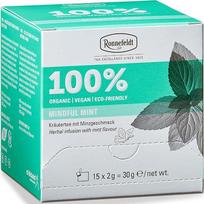 „Ronnefeldt 100 % Mindful Mint“ – ekologiška žolelių arbata su mėtų skoniu, 15 arbatos maišelių po 2 g, 30 g | Ekologiška | Veganiška | Ekologiška